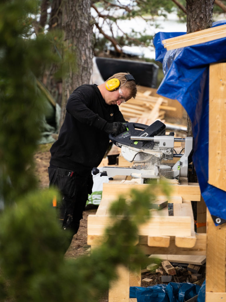 Rantasaunan-rakentaminen